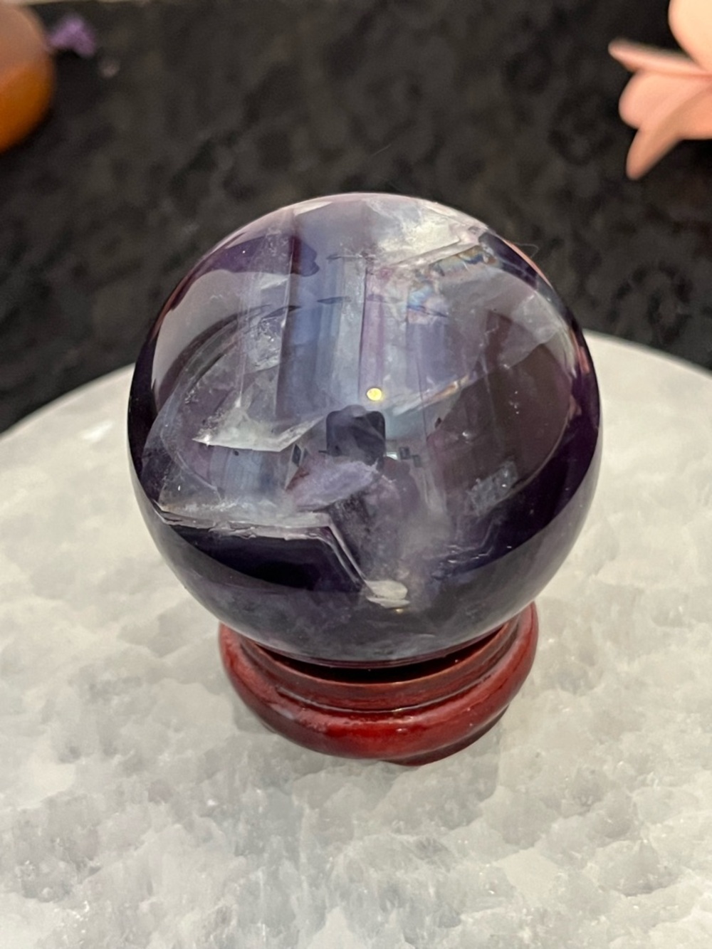 Fluorite Crystal Sphere